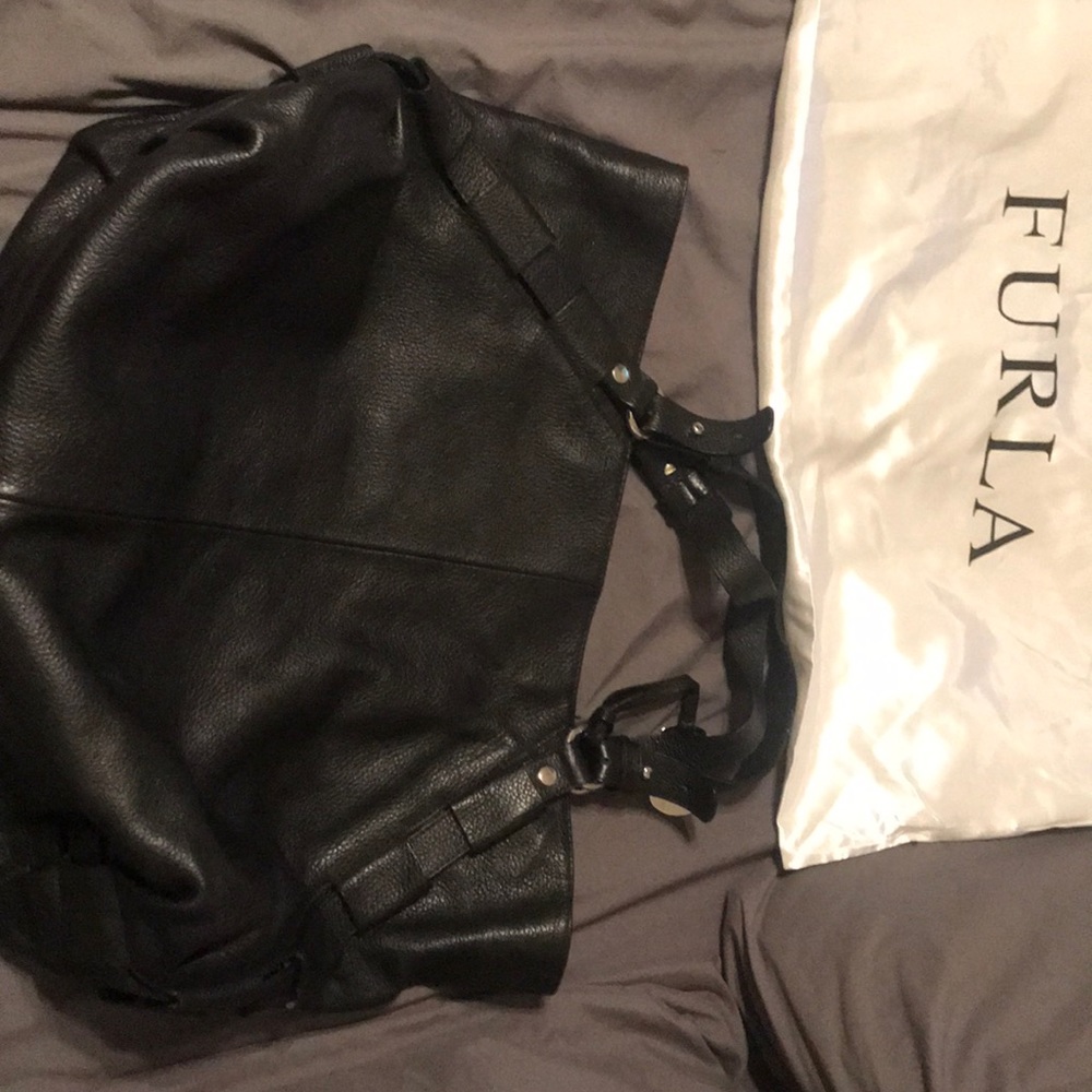 Furla - Genuine Leather Hobo Bag